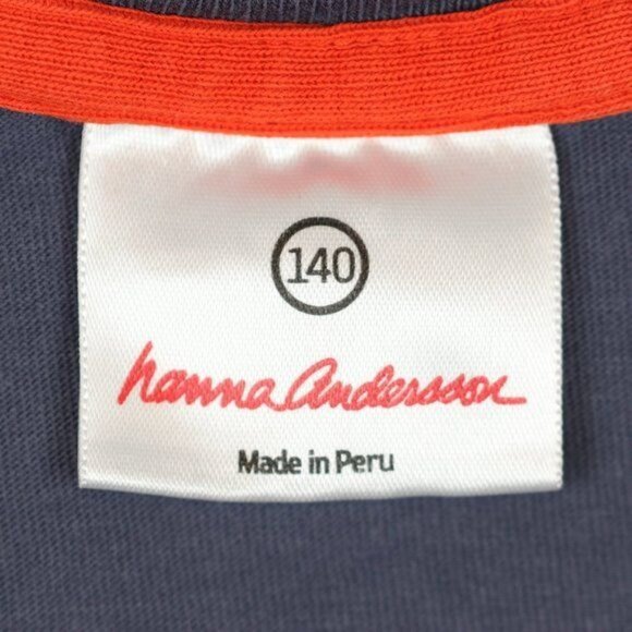 Hanna Andersson Boys Size 10 Blue White Bicycle Graphic Crewneck Long Sleeve Tee - Picture 7 of 9